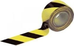 Лента оградительная ЛО-250 (желто/черная) 250 п.м.*75мм*50мкм